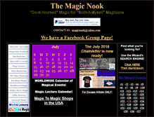 Tablet Screenshot of magicnook.com